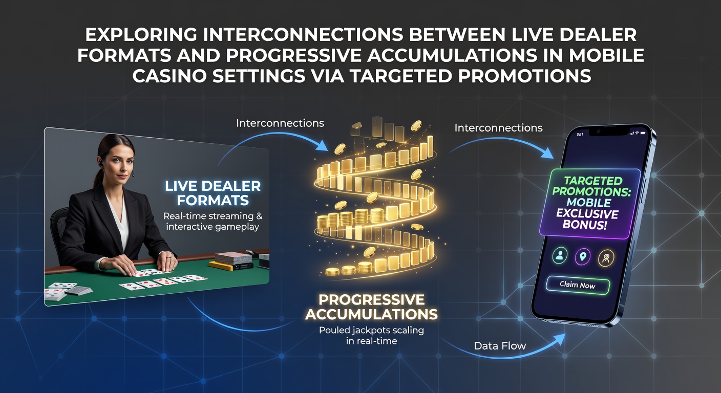 Mobile casino screen showing live dealer table alongside progressive jackpot meter with promotional bonus overlay