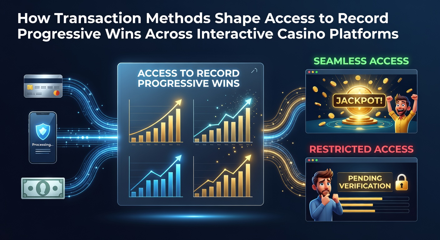 Illustration of various digital payment methods connecting to progressive jackpot displays on casino platforms