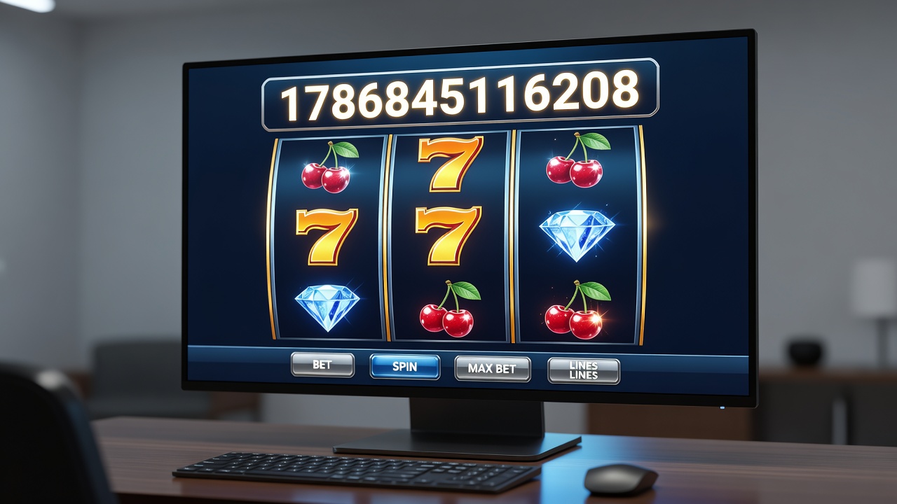 Mobile screen showing online jackpot slots with live progressive counter and win notification